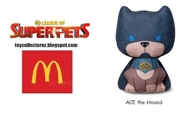 ace the hound aka Super ACE from mcdonalds dc league of superpets happy meal toys set 2022