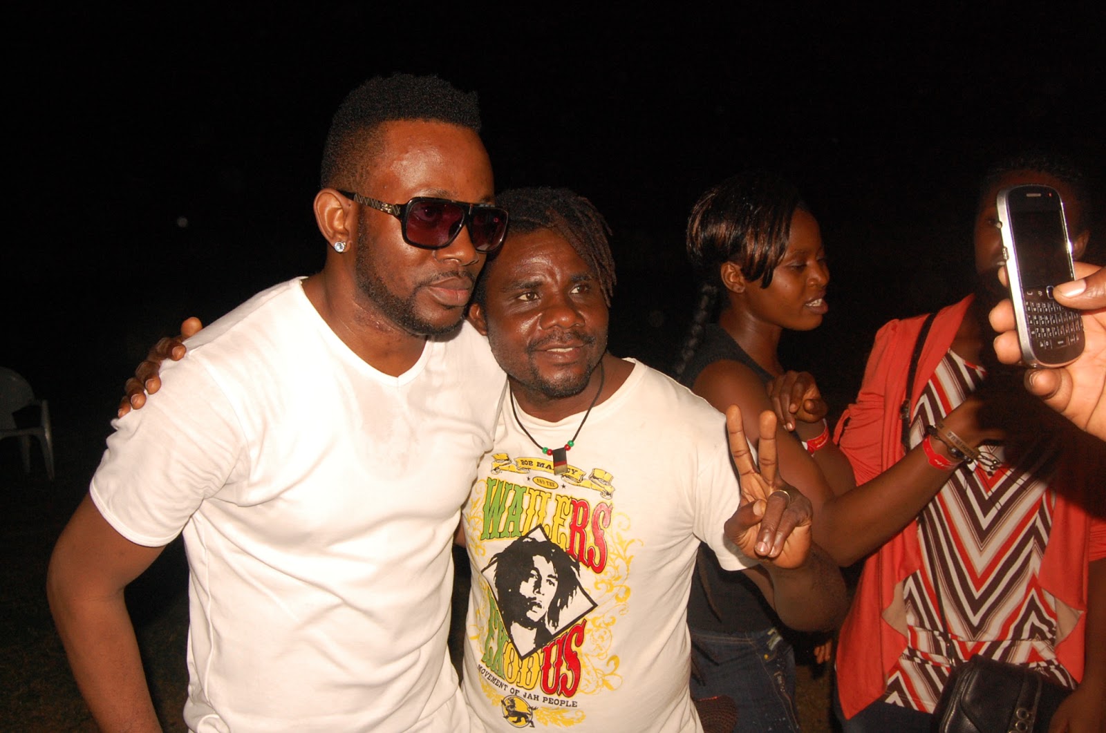 Photos Of MI, Ice Prince, NaetoC, Dr SID and Others with Fans at The Star Music Trek Lokoja