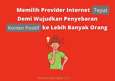 Memilih IndiHome sebagai provider internet