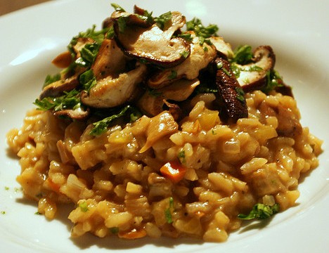 Risotto de hongos