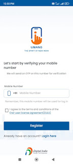 UMANG app register