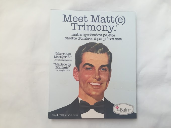The Balm Meet Matt(e) Trimony Matte Eyeshadow Palette