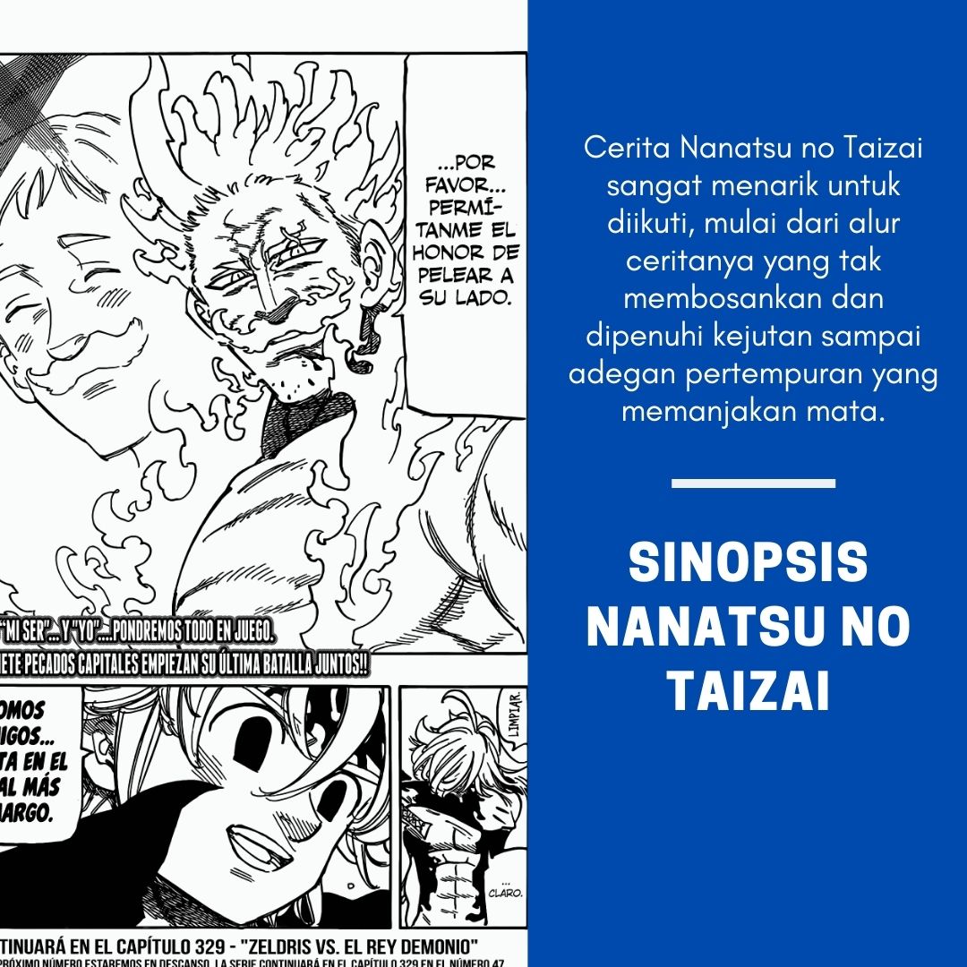 Sinopsis Nanatsu No Taizai, Cerita Tentang Tuju Dosa Besar