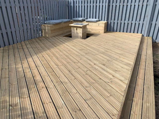 fire pit deck