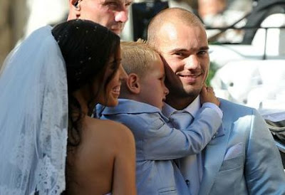Wesley Sneijder marries Yolanthe Cabau van Kasbergen