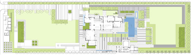 Floor plan of modern home 