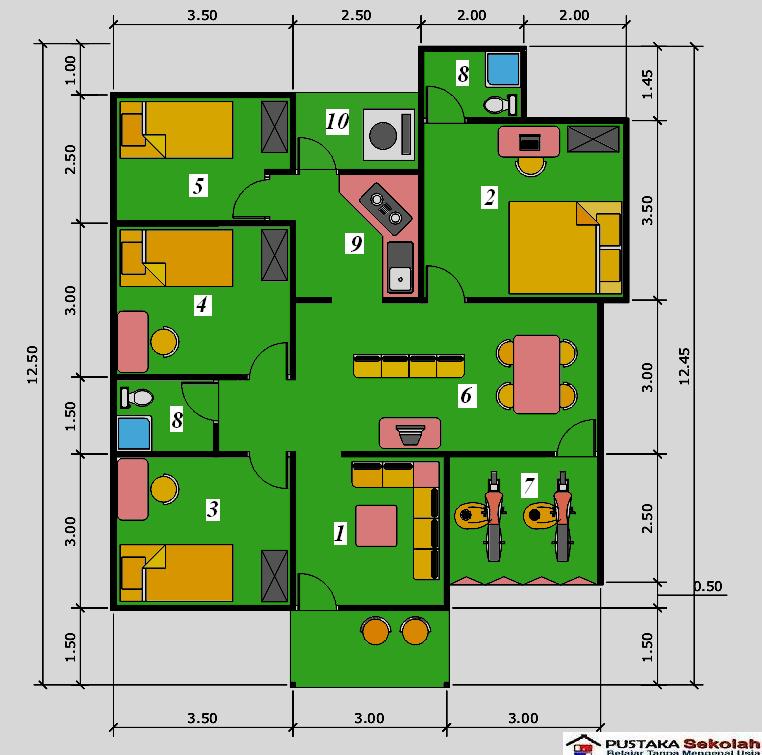    Denah Rumah Minimalis terbaru 2013 - Informasi dan Model Rumah