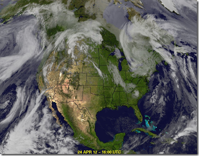 Cloud Cover North America