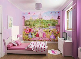 Decoración de Dormitorios para Niñas con las Princesas de Disney