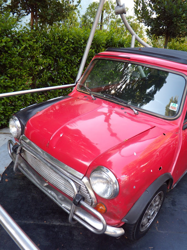 The Bourne Identity red Mini Cooper movie car