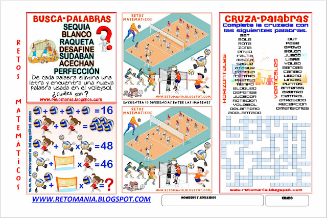 Desafíos matemáticos, Retos matemáticos, Problemas matemáticos, Problemas de matemáticas, BuscaPalabras, Palabras ocultas, Palabras escondidas, Juego de Palabras, Diferencias, Busca las Diferencias, Encuentra las diferencias, Cruzada, Cruzada matemática, CruzaPalabras, Palabras Cruzadas, Descubre el resultado, Encuentra el resultado, Acertijos