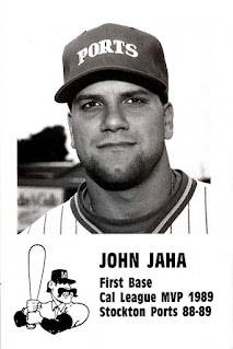 John Jaha 1990 Stockton Ports card