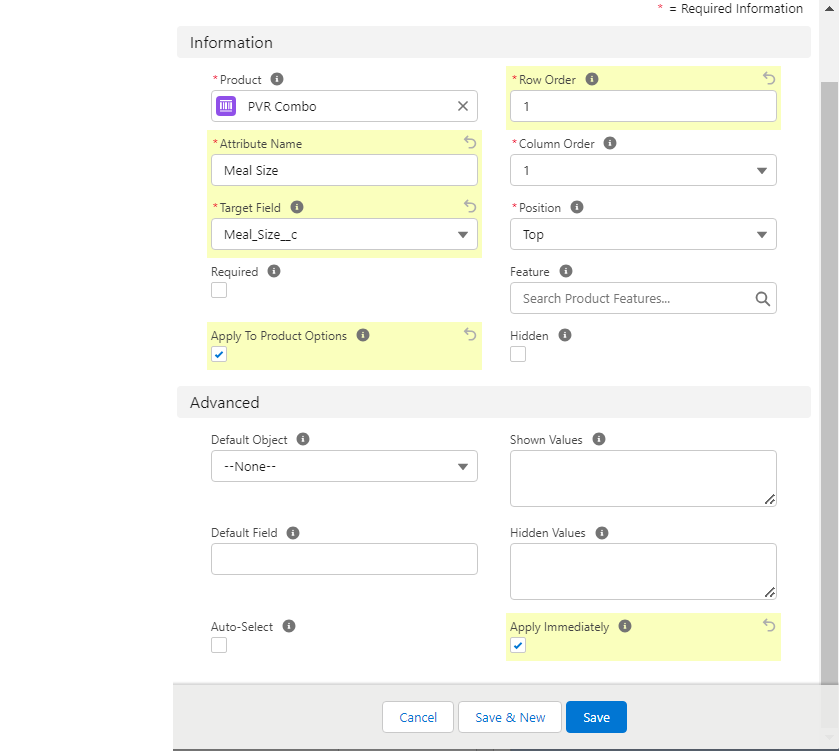 Salesforce CPQ Tutorial 8 - Create record for Configuration Attributes