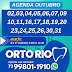 CONFIRA A AGENDA DA ORTORIO PARA O MÊS DE OUTUBRO E AGENDE A SUA CONSULTA