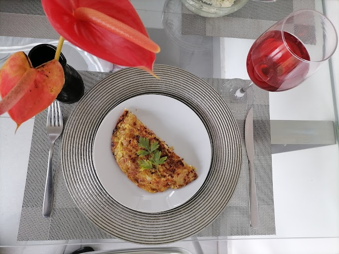 Receta de tortilla española o tortilla de patatas