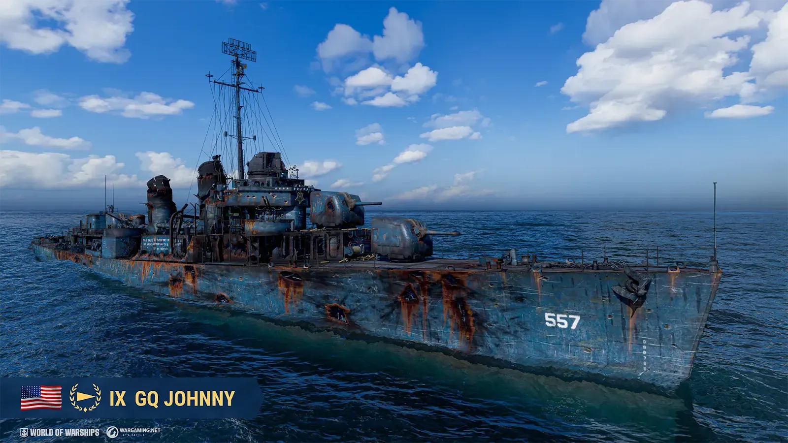 GQ Johnny: Tier IX American Premium Destroyer 1943