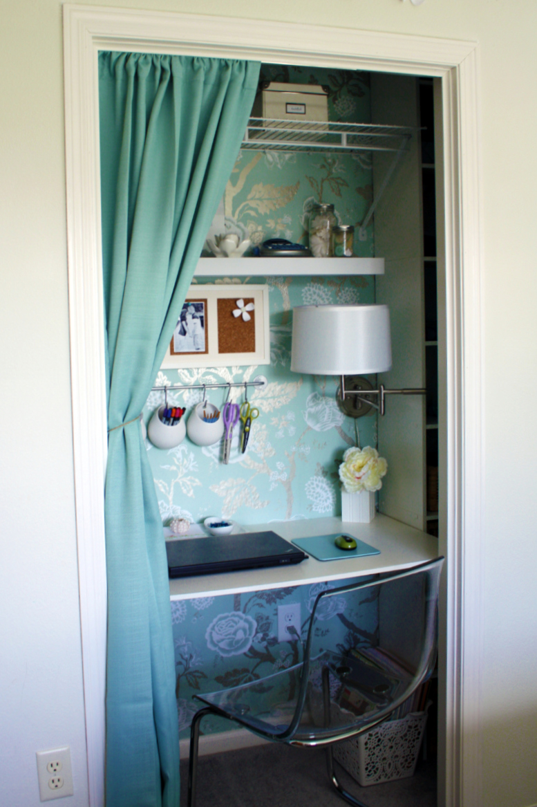 Made of Metal: How to turn a closet into an office