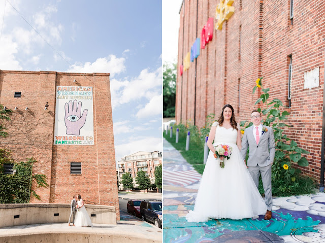 American Visionary Art Museum Wedding Photographed by Heather Ryan Photography