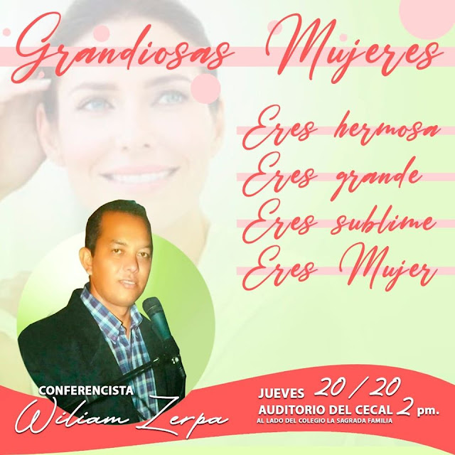 APURE: Conferencia "Grandiosas Mujeres" por William Zerpa para este jueves  en San Fernando.