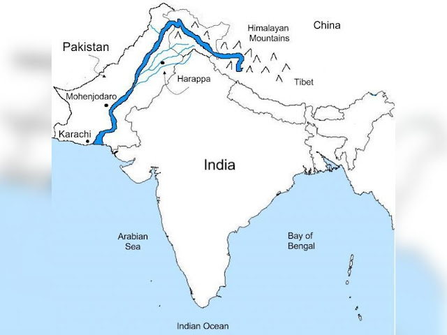 Indus River On World Map