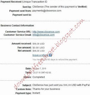 Clixsense Paypal Approval Payment August 2015