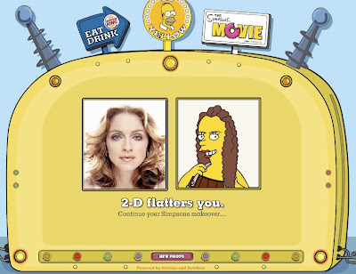 simpsonize me, madonna