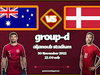 Streaming piala dunia Qatar 2022 gratis. Australia vs Denmark:siapa yang akan menemani timnas Prancis?