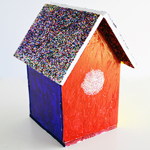 Foam Board Birdhouse