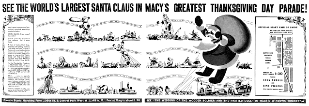Macy's Thanksgiving Day Parade, New York Times, November 22, 1939