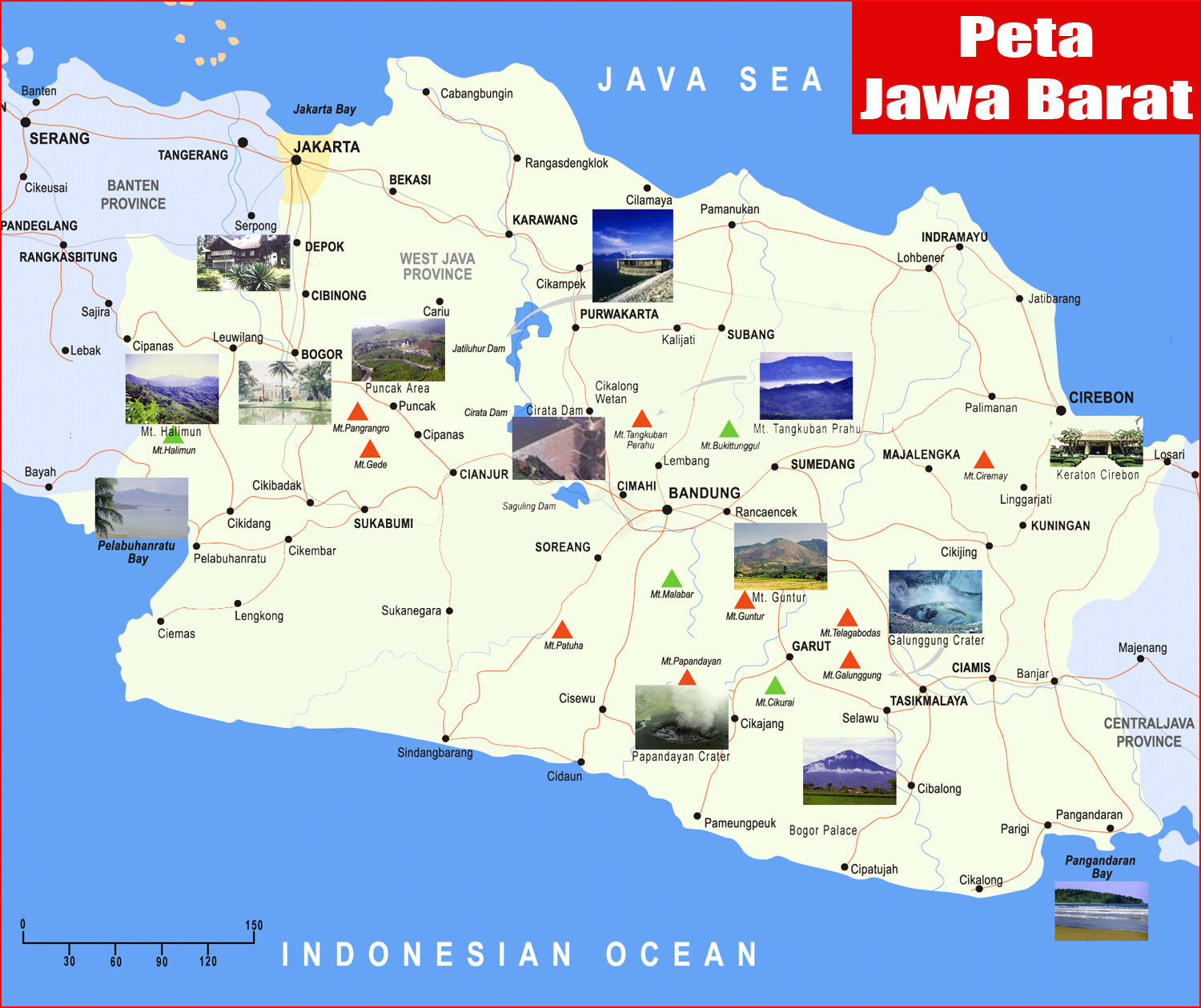  Peta  Pulau Jawa  Lengkap dengan keterangannya Sejarah 