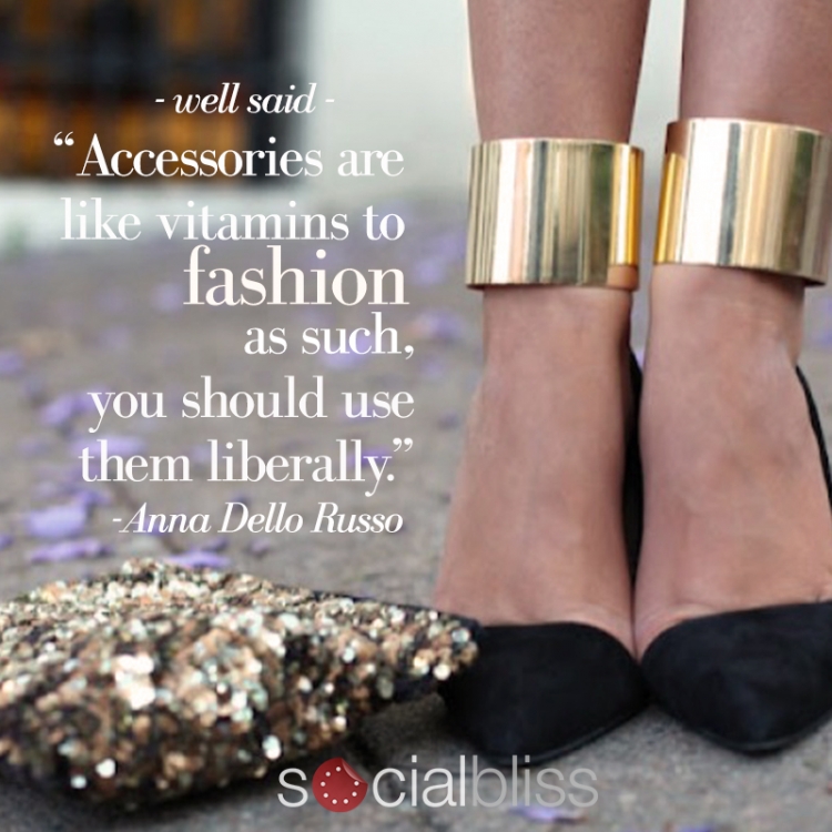 Quotes About Fashion Accessories. QuotesGram