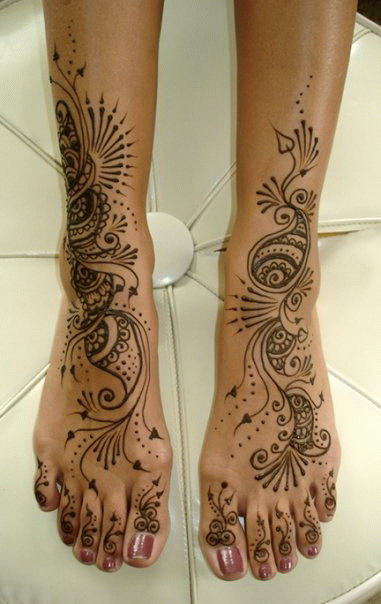 Feet Mehndi Designs For Eid