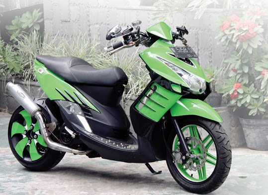 modifikasi mio xeon gt 125  tahun ini