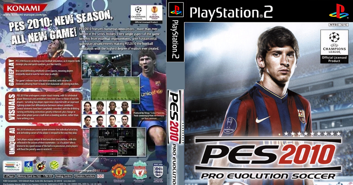 Meu PS2 Nostalgia: Pro Evolution Soccer 2011 DVD ISO PS2