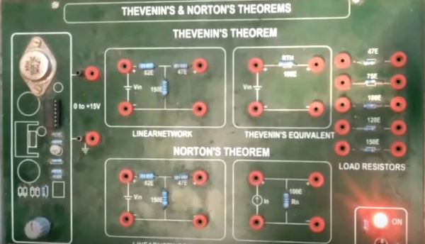 Thevenin's theorem lab