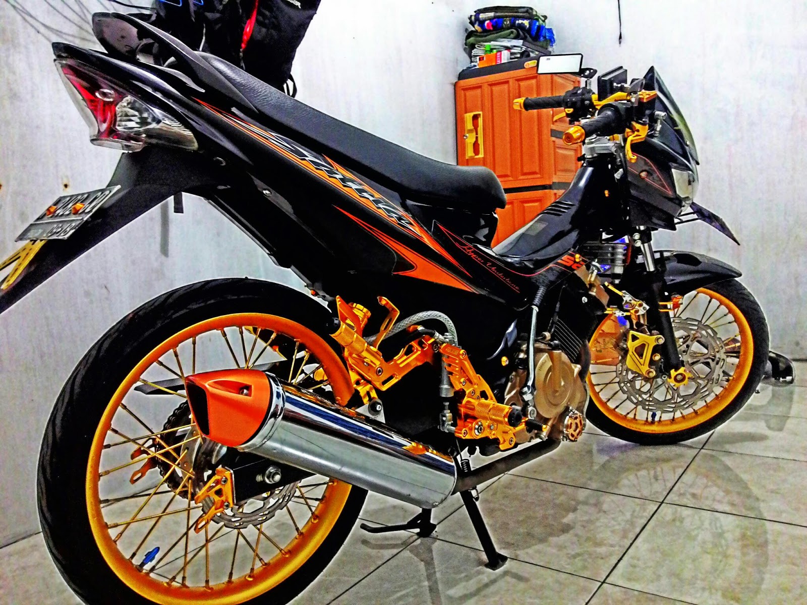 Top Gambar Stiker Modif Satria Fu  Modifikasimania