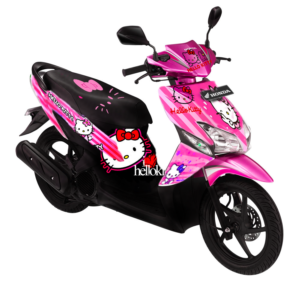 Modif Vario Hello Kitty Lampak Modifikasi