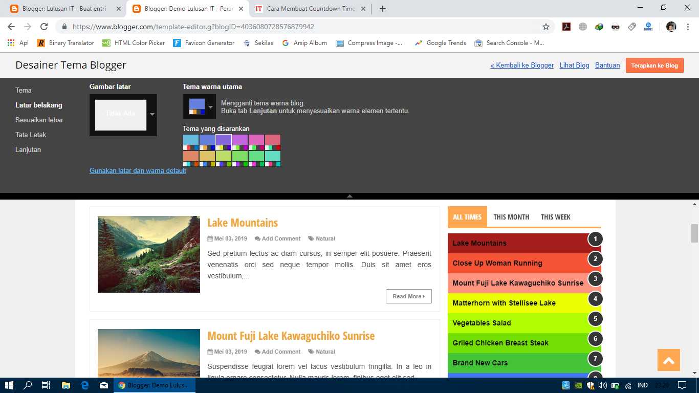 Cara Mengedit dan Mengganti Template Blog Hobi Ngoding