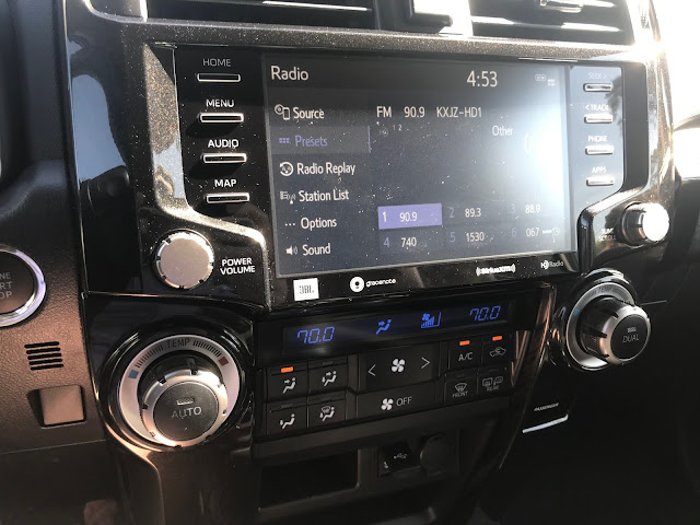 Infotainment and HVAC in 2020 Toyota 4Runner 4X4 TRD PRO