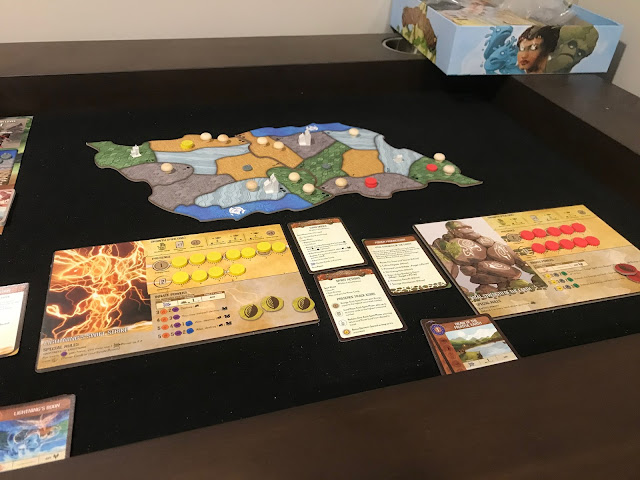 spirit island board game set up