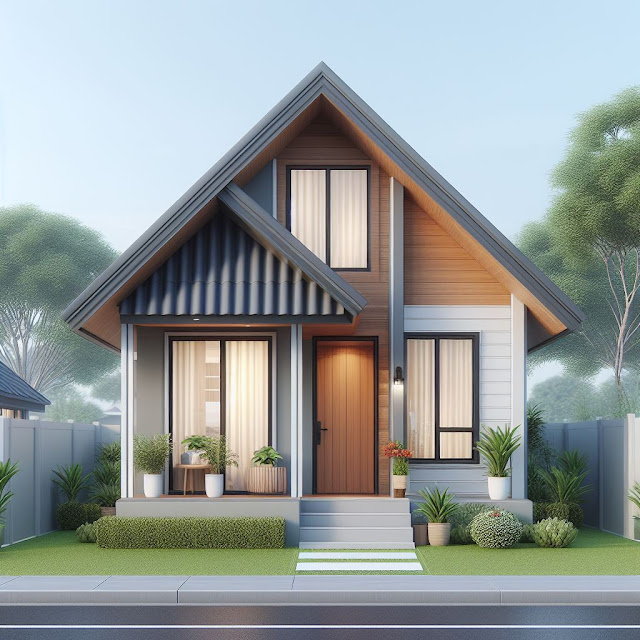 desain rumah 1 lantai