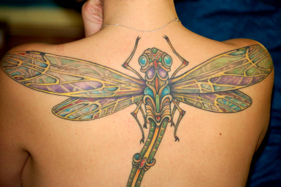 Dragonfly tattoos meaning