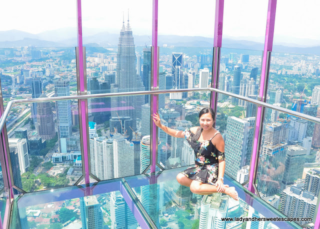 Lady at KL Tower Sky Box