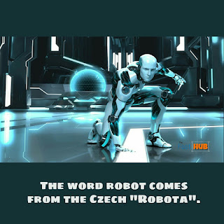 The word robot comes from the Czech “Robota".