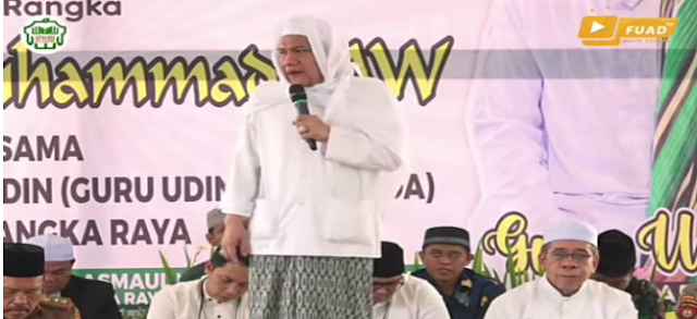 Mahasiswa PAI ikut serta dalam personil Habsy dalam rangka Maulid Nabi Muhammad SAW IAIN Palangka Raya