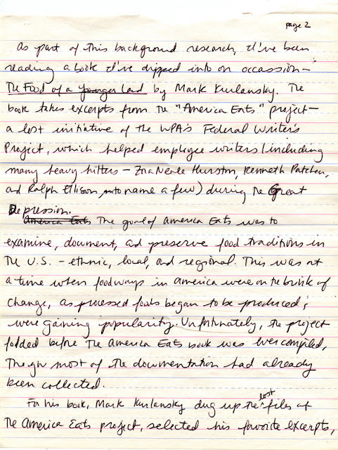 Hand Written Blog Post