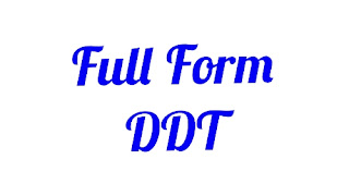 Full Form Of DDT