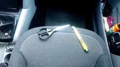 can i use a stanley knife on a car seat?