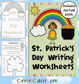 St. Patrick's Day Reading and Writing Worksheets