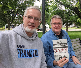 Steve Sherlock (left) Don Wilding (right) on the Town Common